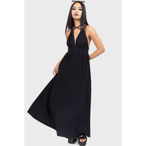 Killstar Shadowdance maxi sun summer strappy dress